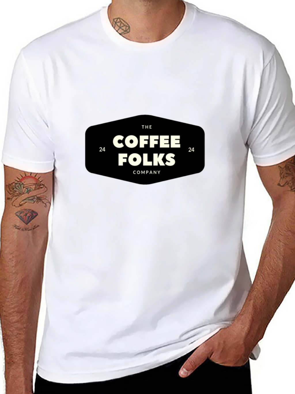 Coffee Folks Company Black T-Shirt