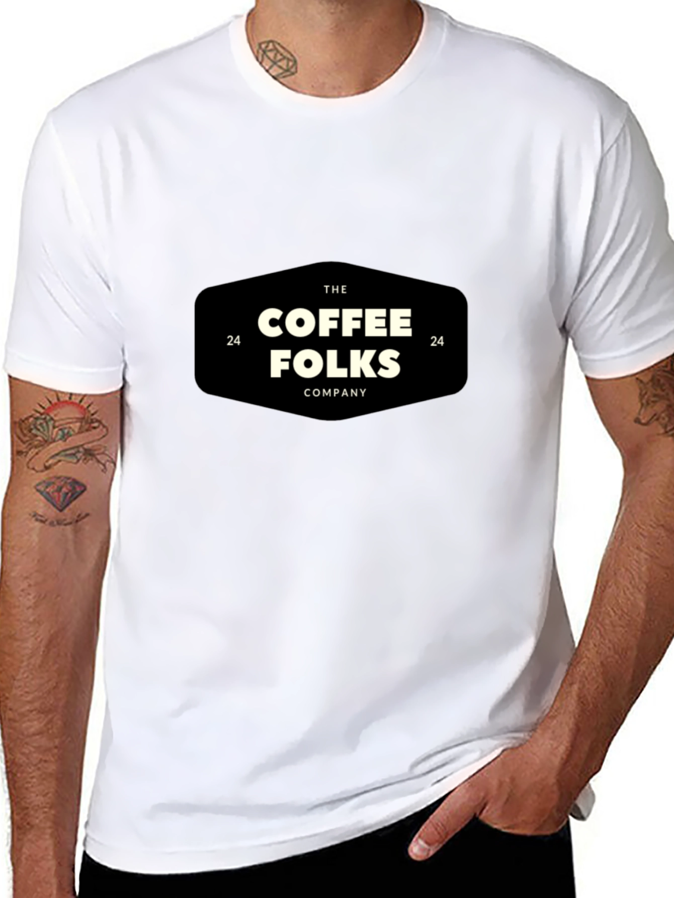Coffee Folks Company Black T-Shirt