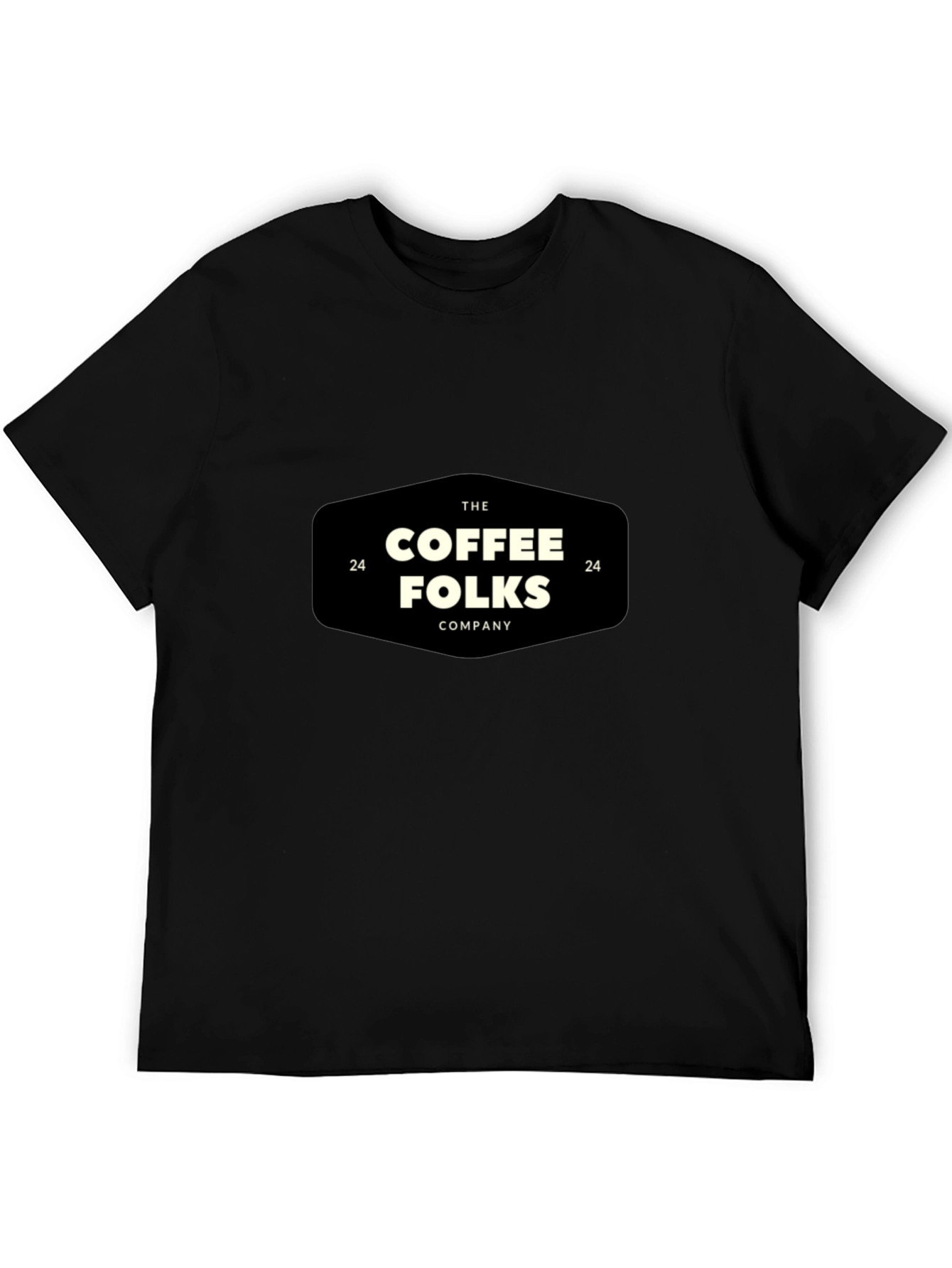 Coffee Folks Company Black T-Shirt