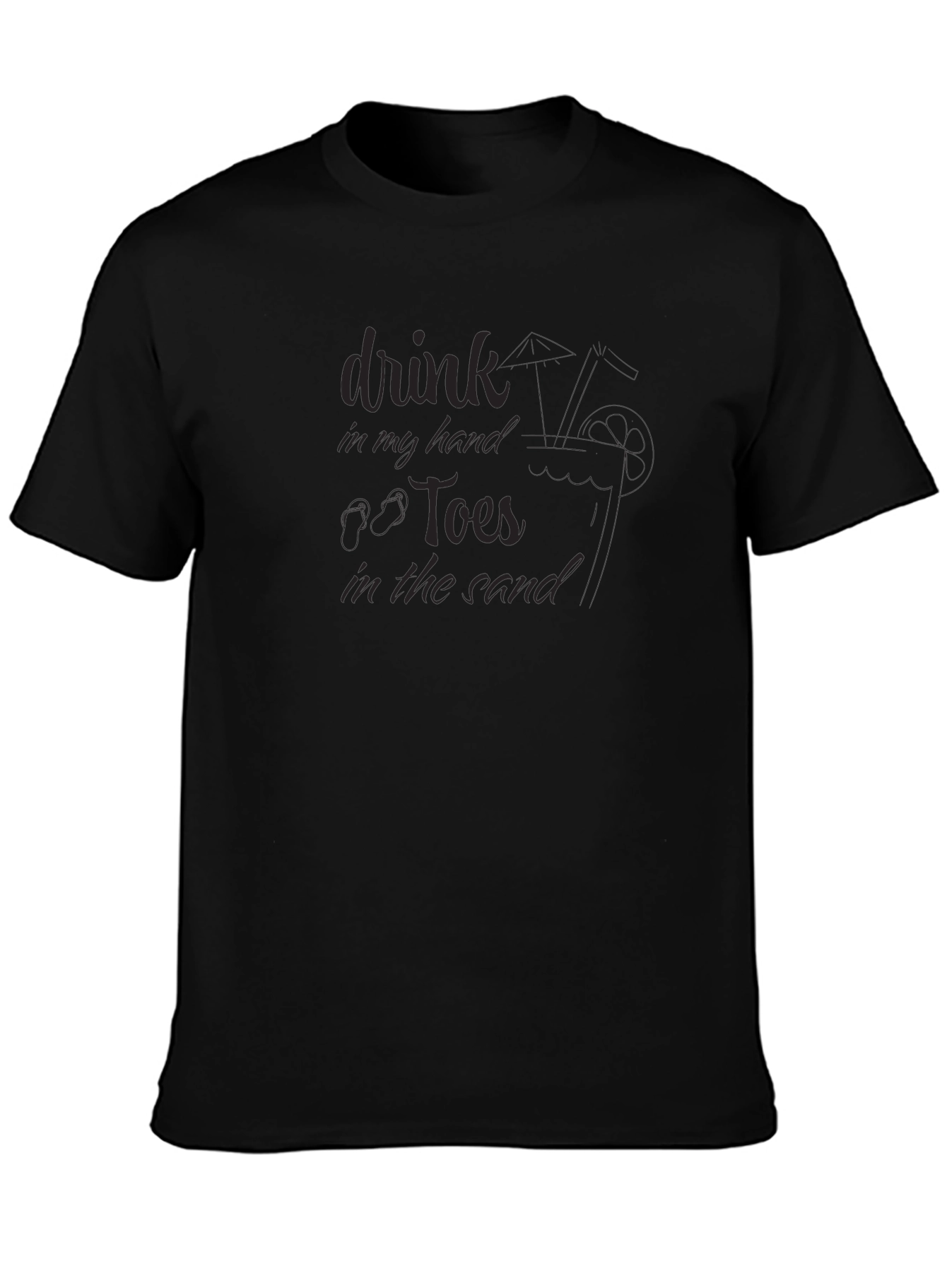 Drink in My Hand Toes in the Sand T-Shirt