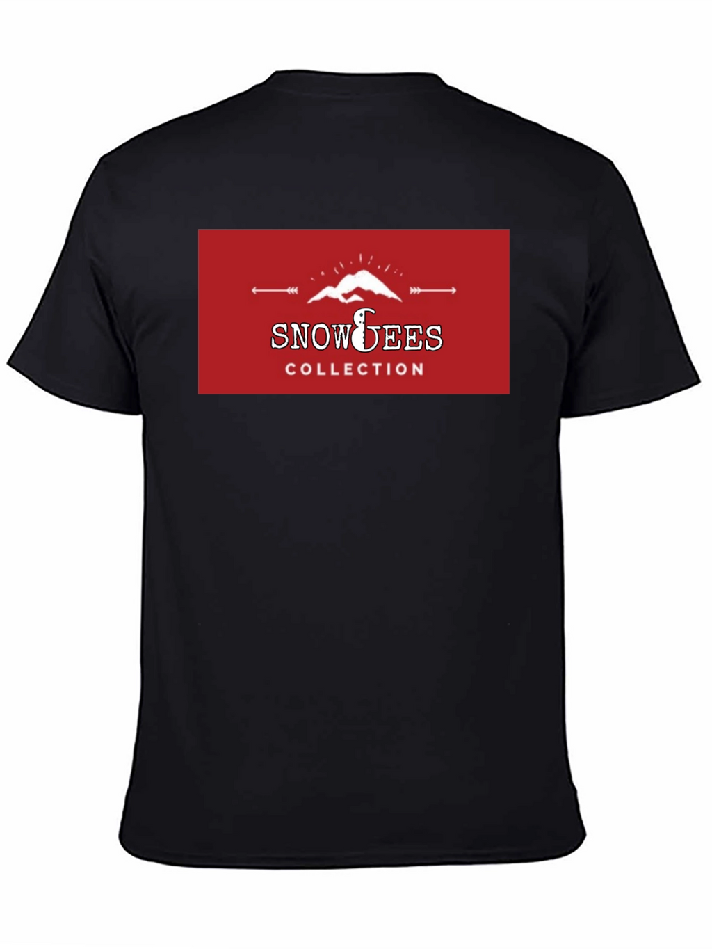 Snowees Collection Graphic Black T-Shirt