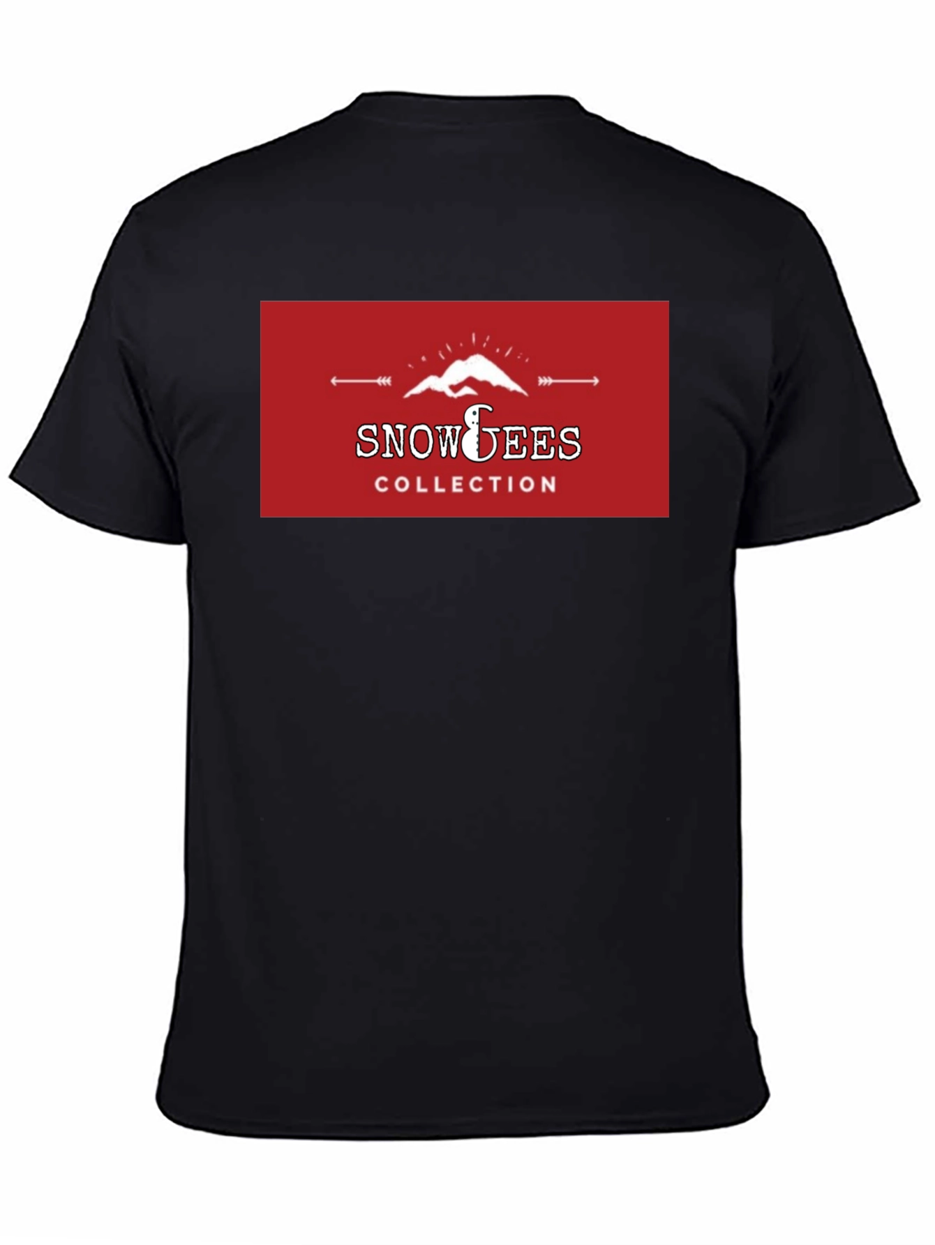 Snowees Collection Graphic Black T-Shirt