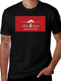Snowees Collection Graphic Black T-Shirt