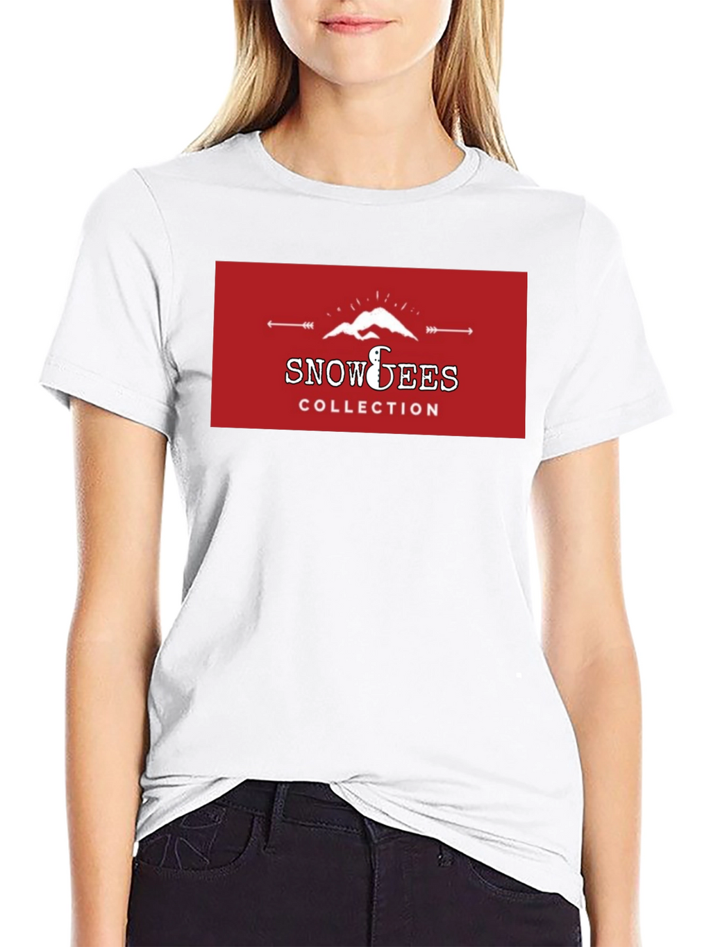 Snowees Collection Graphic Black T-Shirt
