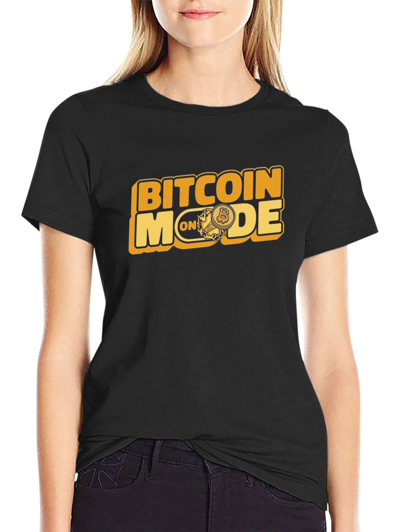 Bitcoin Mode Black T-Shirt