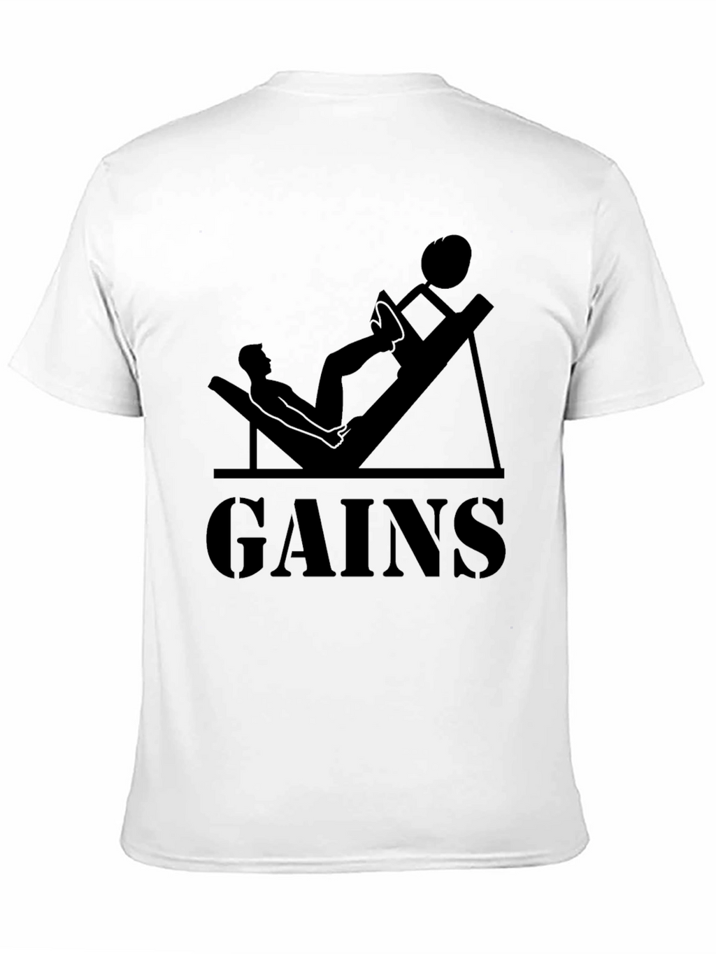Gains Graphic T-Shirt - Gym Workout Apparel