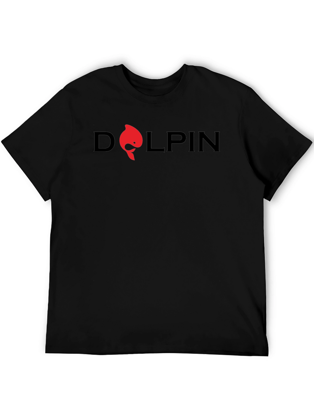 Dolphin Graphic Tee - Black