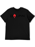 Dolphin Graphic Tee - Black
