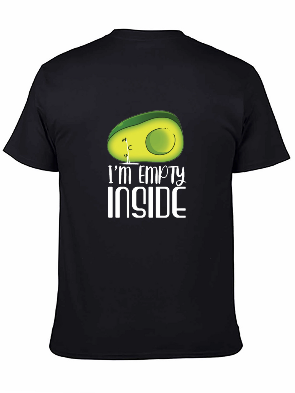 Empty Inside Avocado Graphic T-Shirt - Unisex