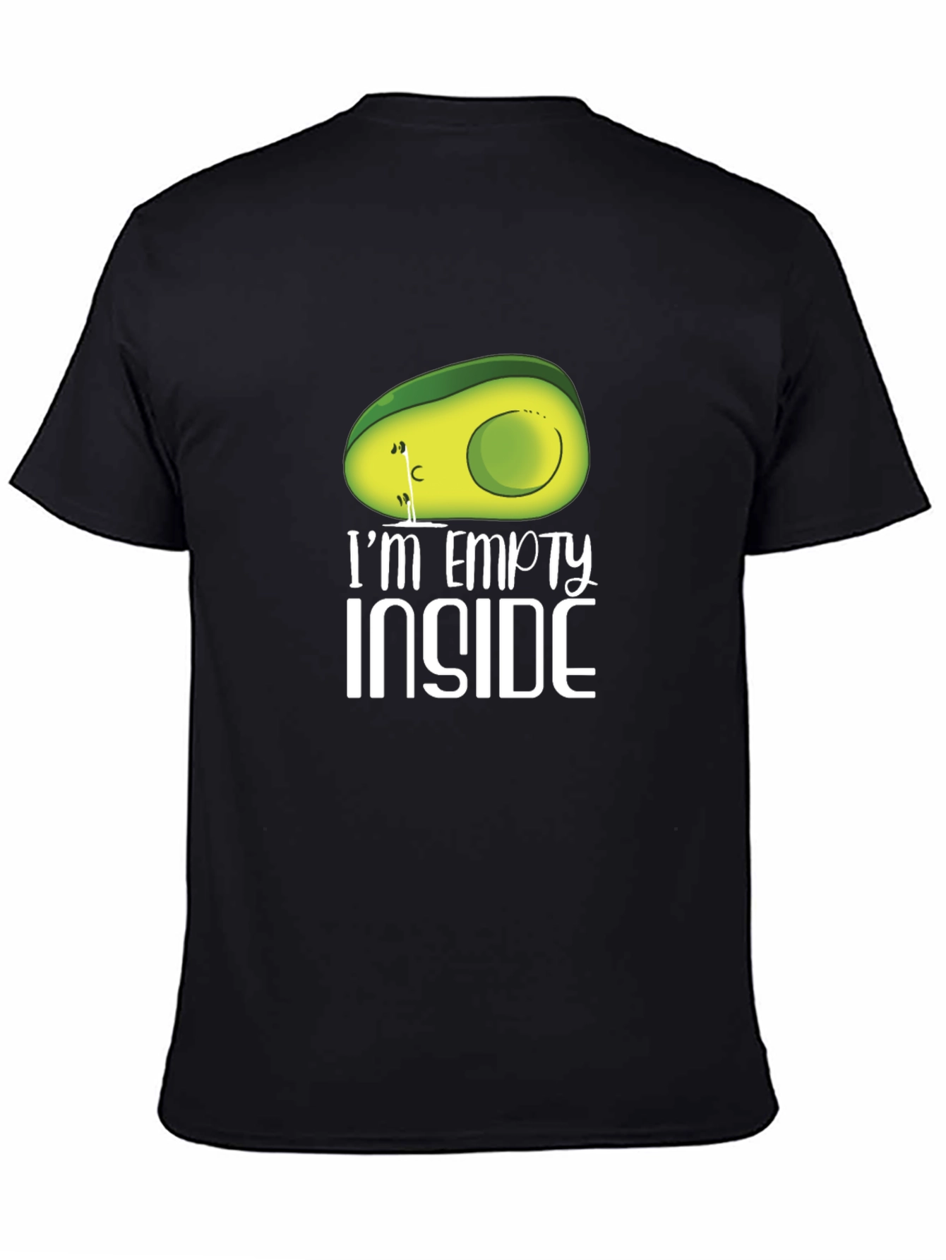 Empty Inside Avocado Graphic T-Shirt - Unisex