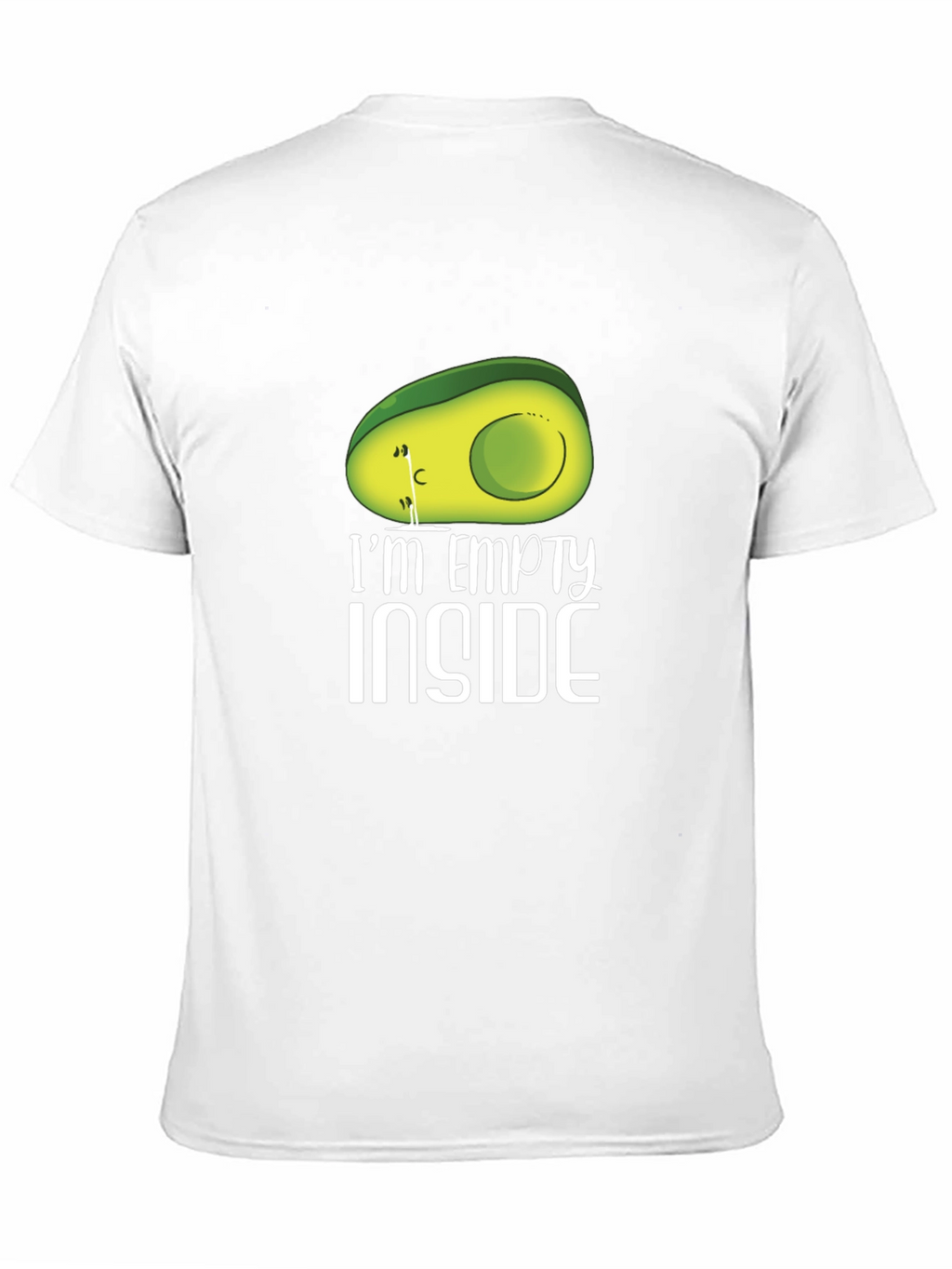Empty Inside Avocado Graphic T-Shirt - Unisex