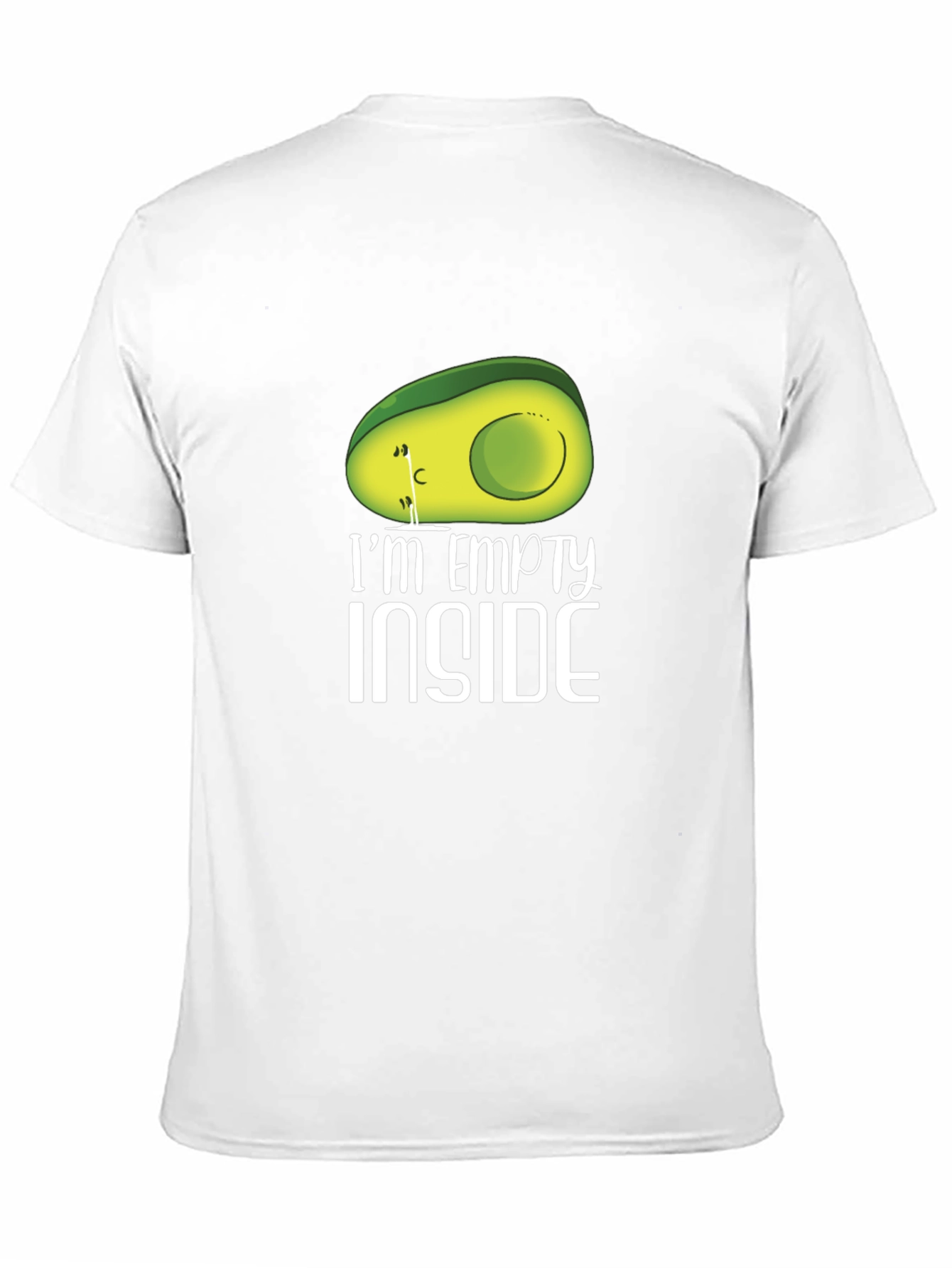 Empty Inside Avocado Graphic T-Shirt - Unisex