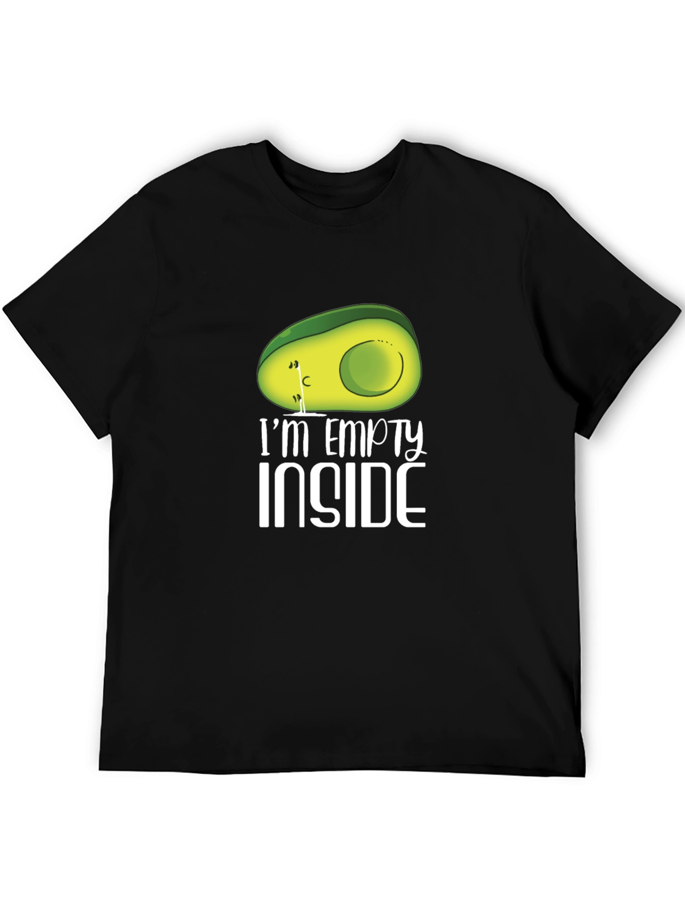Empty Inside Avocado Graphic T-Shirt - Unisex
