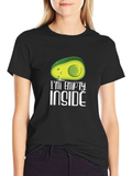 Empty Inside Avocado Graphic T-Shirt - Unisex