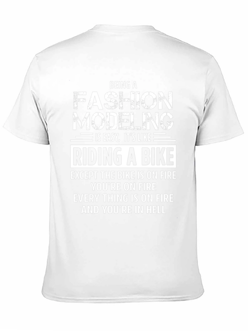 Funny Fashion Modeling T-Shirt
