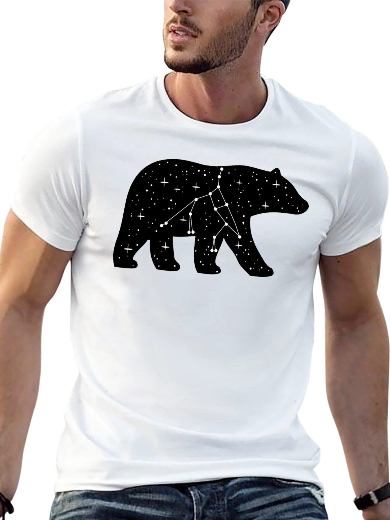 Bear Constellation Black T-Shirt