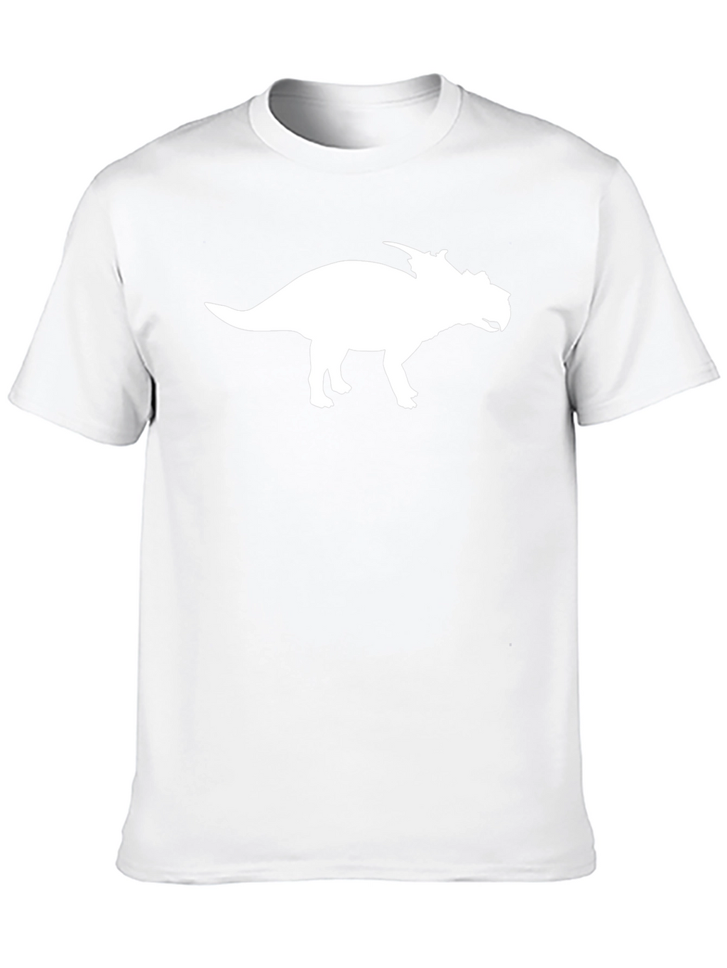 Dinosaur Silhouette Graphic Tee - Stylish Black T-Shirt