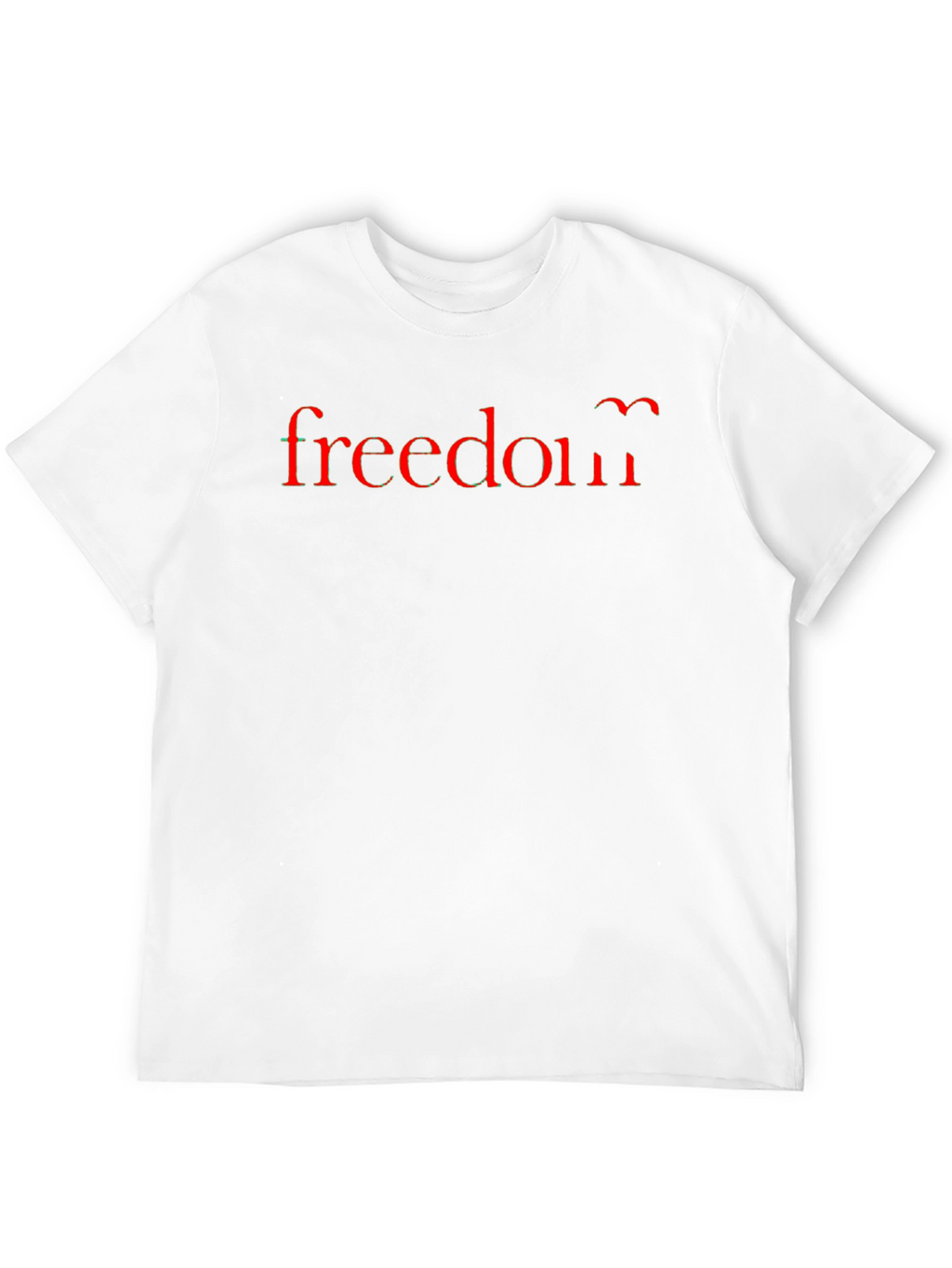 Freedom Graphic Tee - Soft Black Cotton T-Shirt