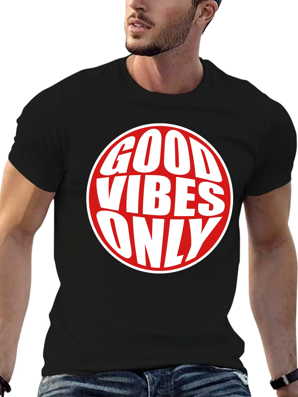 Good Vibes Only Graphic Tee - Black T-Shirt
