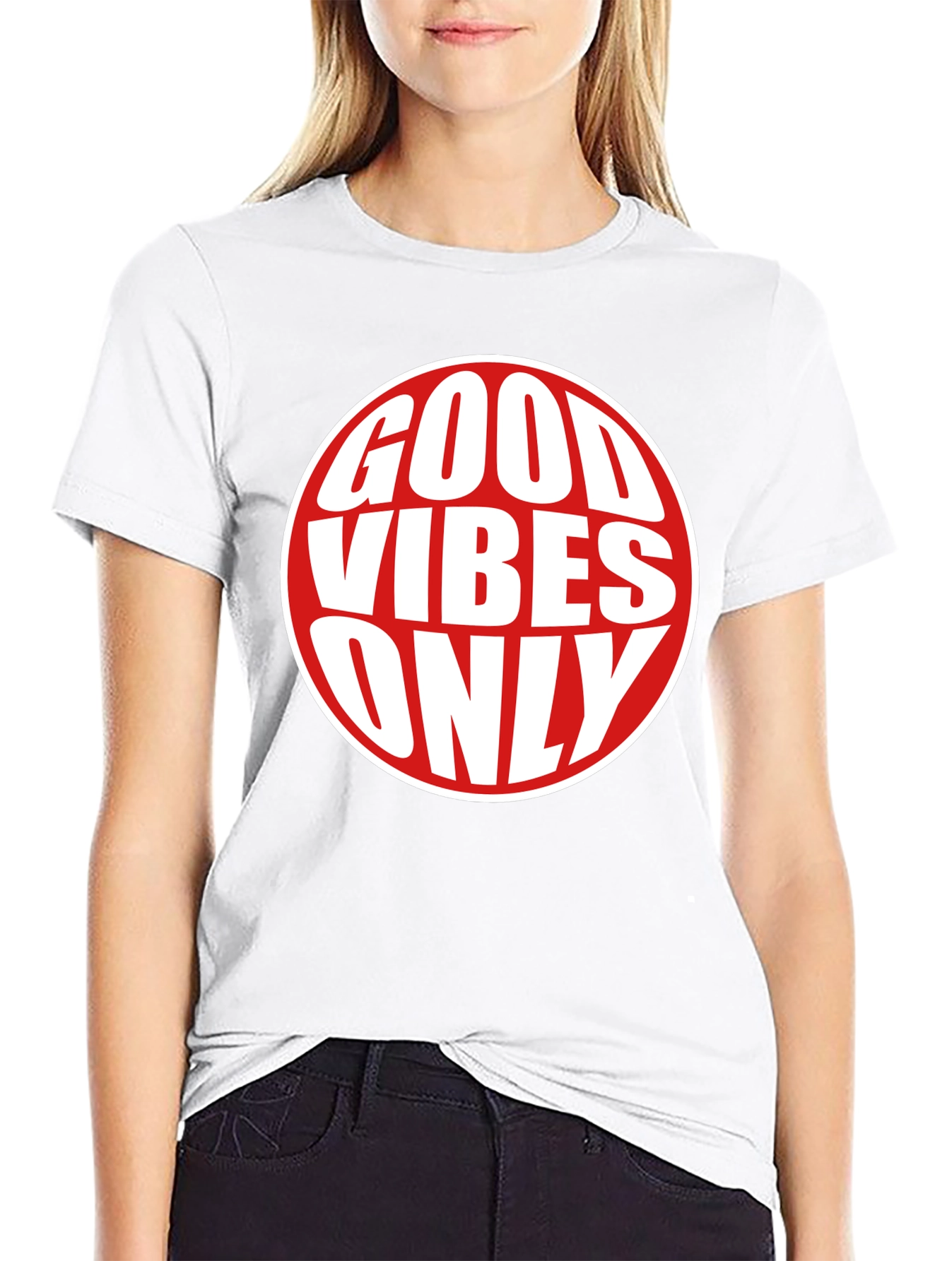 Good Vibes Only Graphic Tee - Black T-Shirt