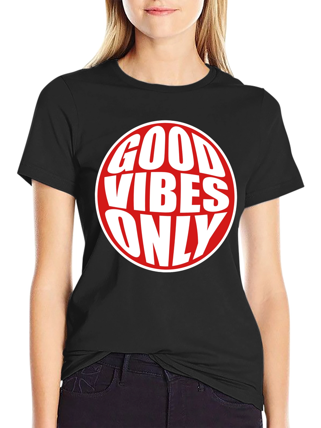 Good Vibes Only Graphic Tee - Black T-Shirt