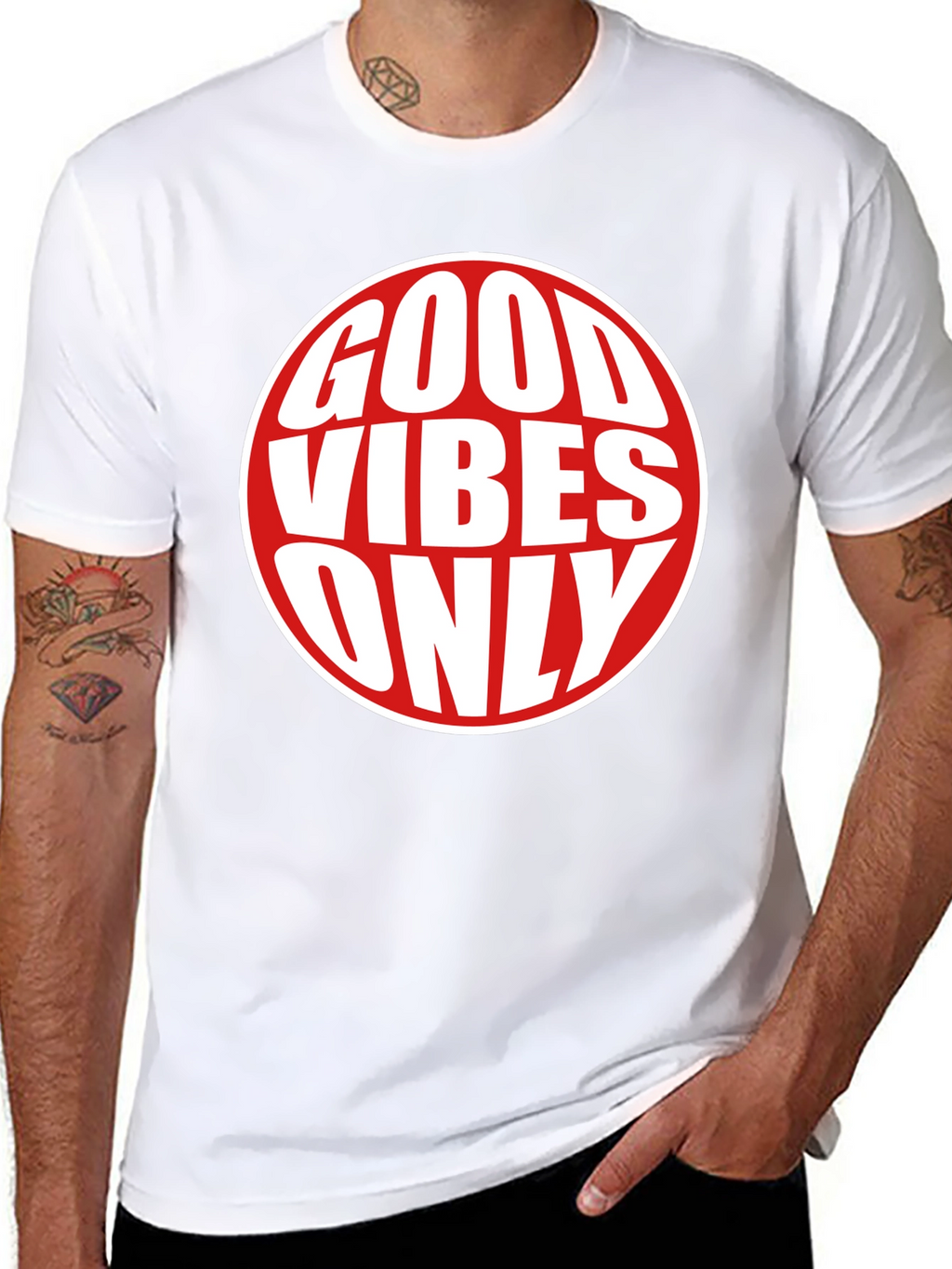Good Vibes Only Graphic Tee - Black T-Shirt