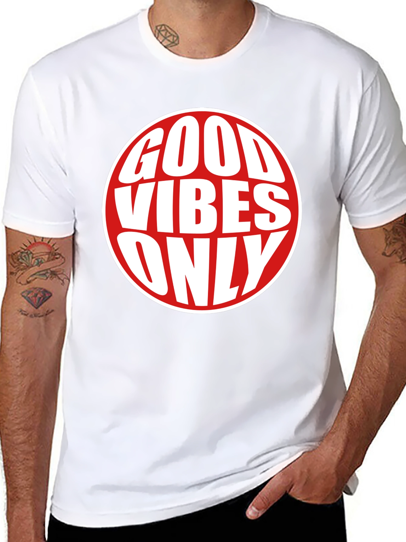 Good Vibes Only Graphic Tee - Black T-Shirt