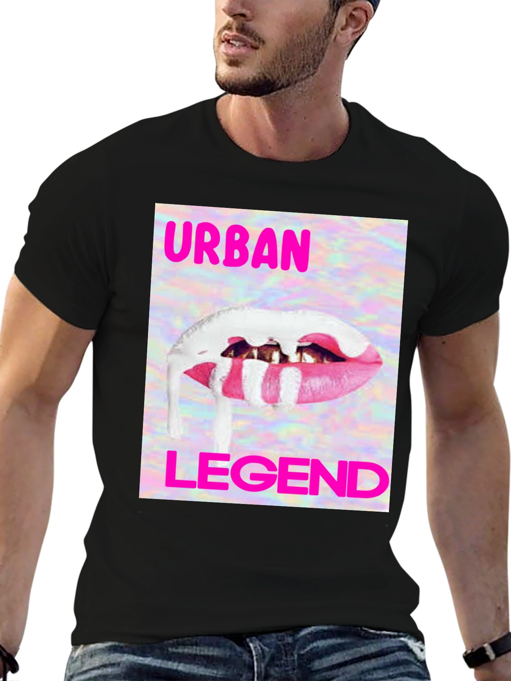 Urban Legend Graphic Tee - Black