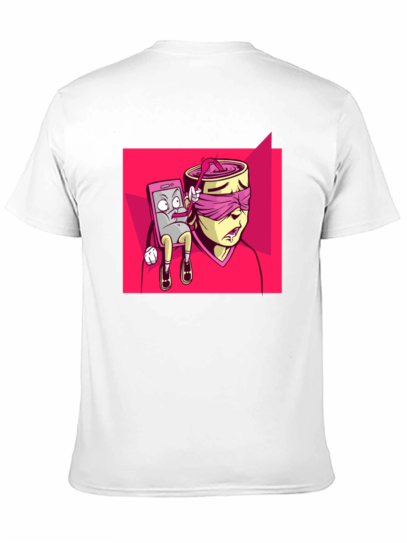 Unique Graphic Print Tee - Black T-Shirt