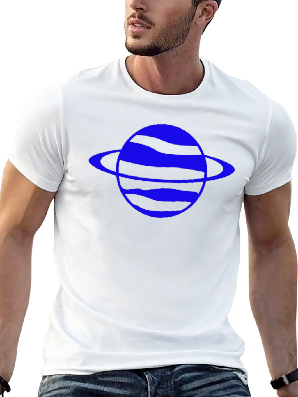 Planet Graphic T-Shirt - Black