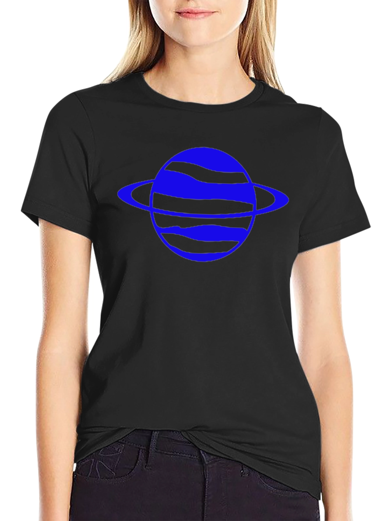 Planet Graphic T-Shirt - Black