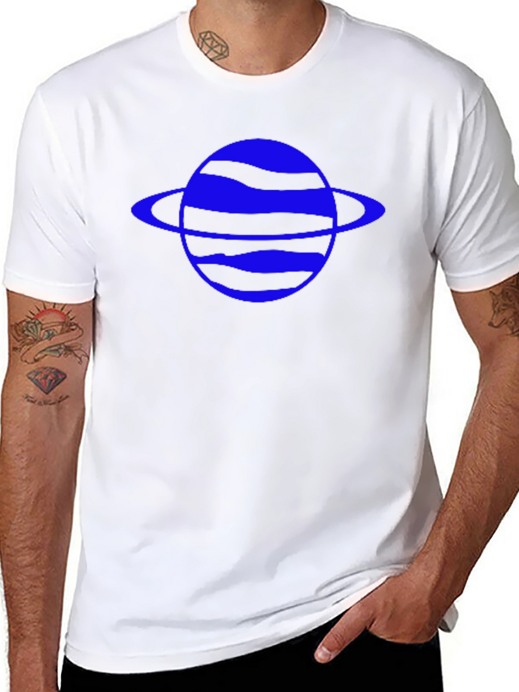 Planet Graphic T-Shirt - Black