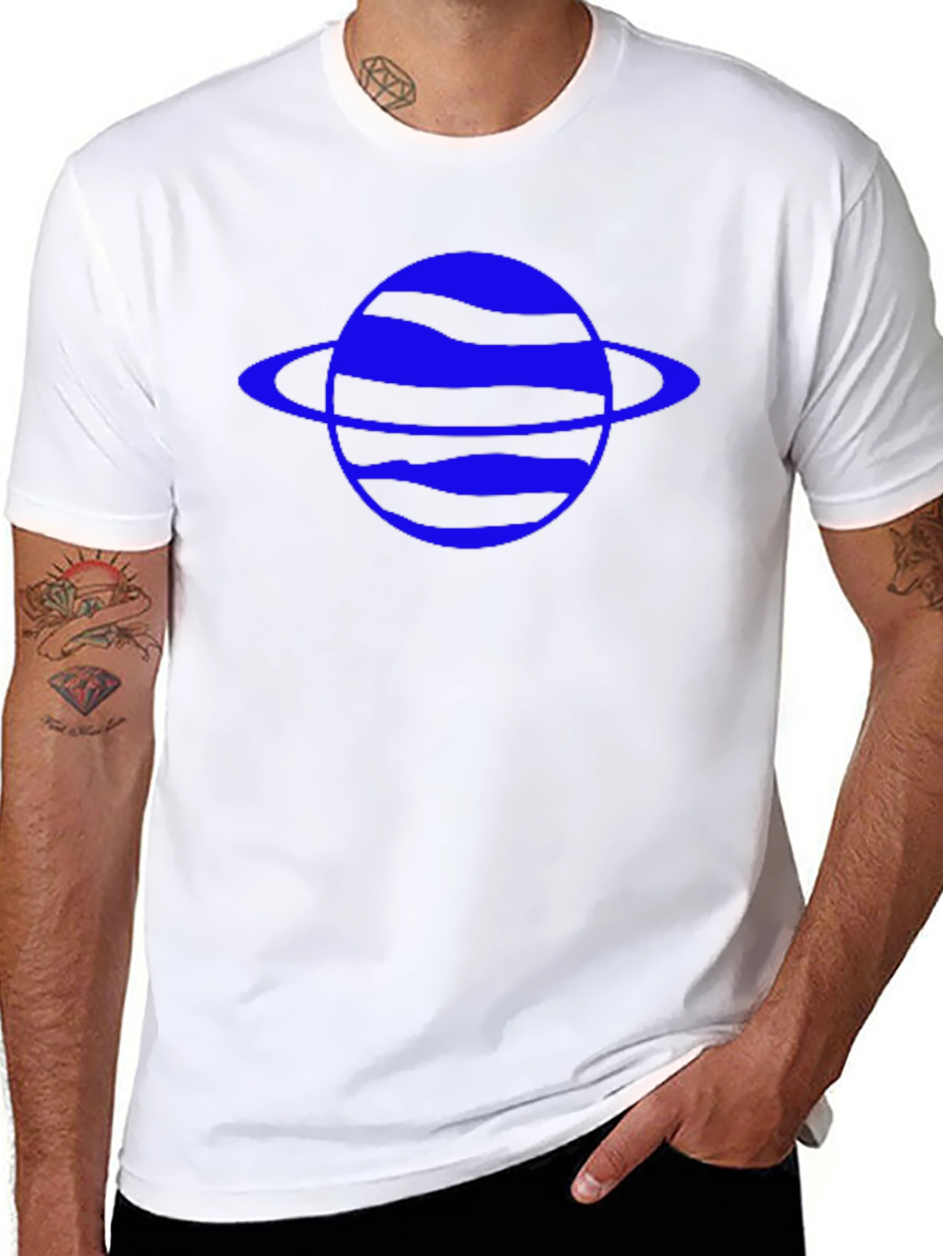 Planet Graphic T-Shirt - Black