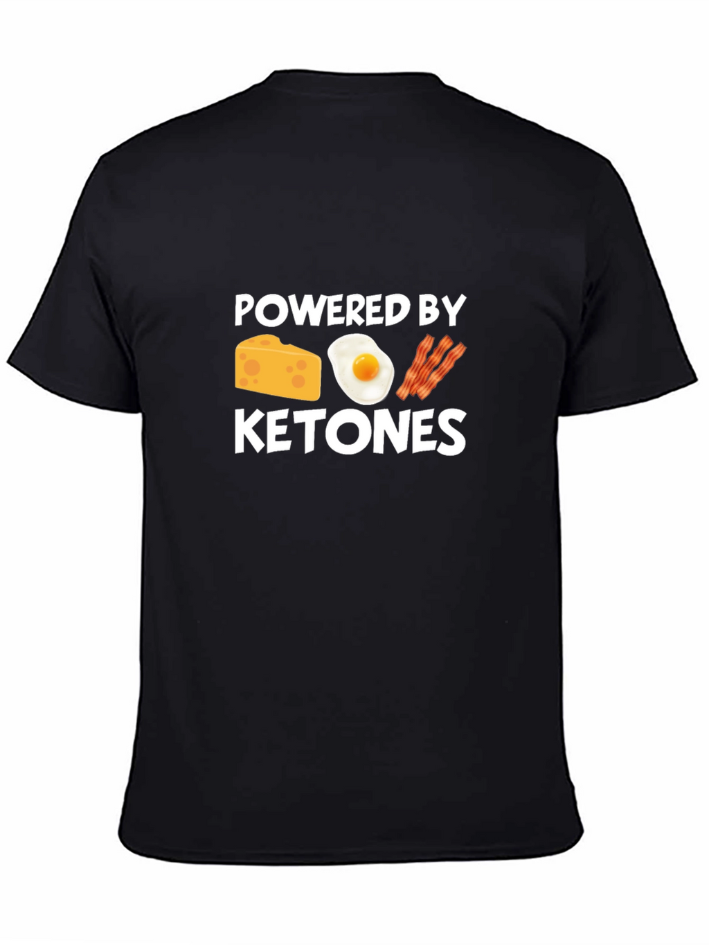 Powered By Ketones Black T-Shirt