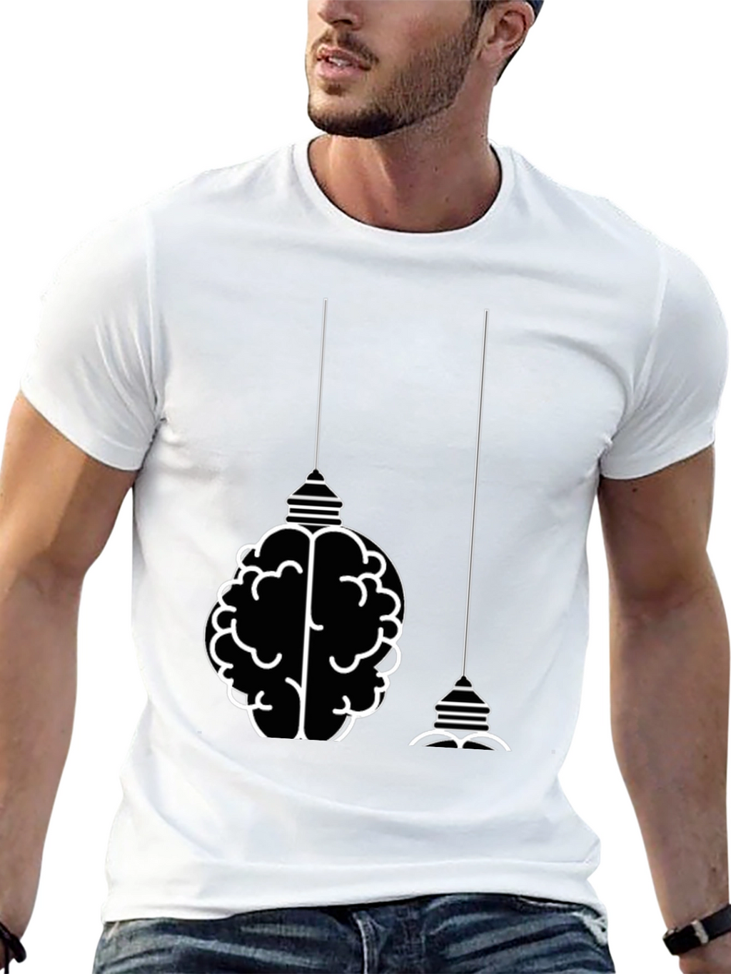 Brainstorm T-Shirt: Smart & Stylish Black Tee