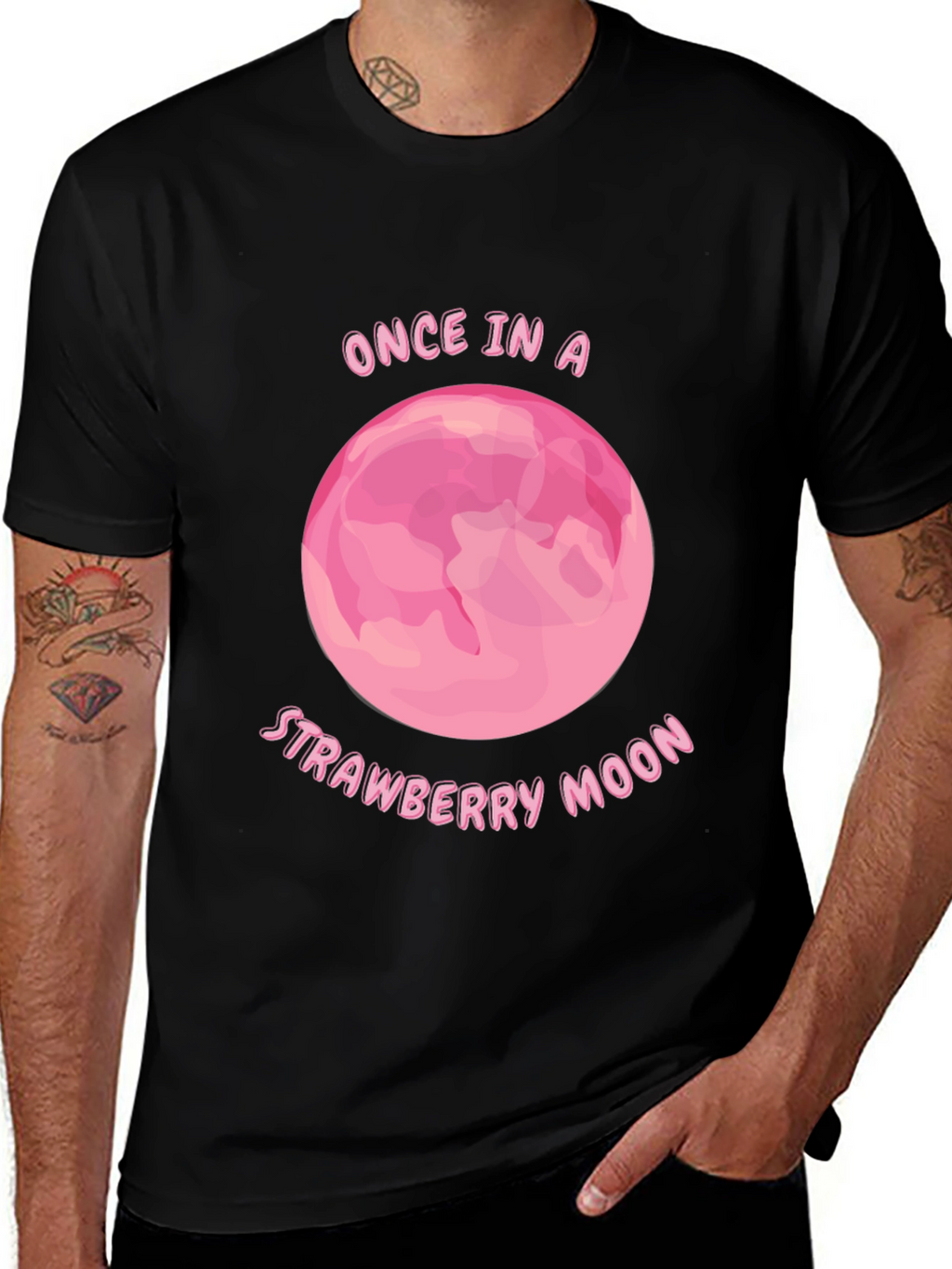 Strawberry Moon Graphic T-Shirt - Limited Edition