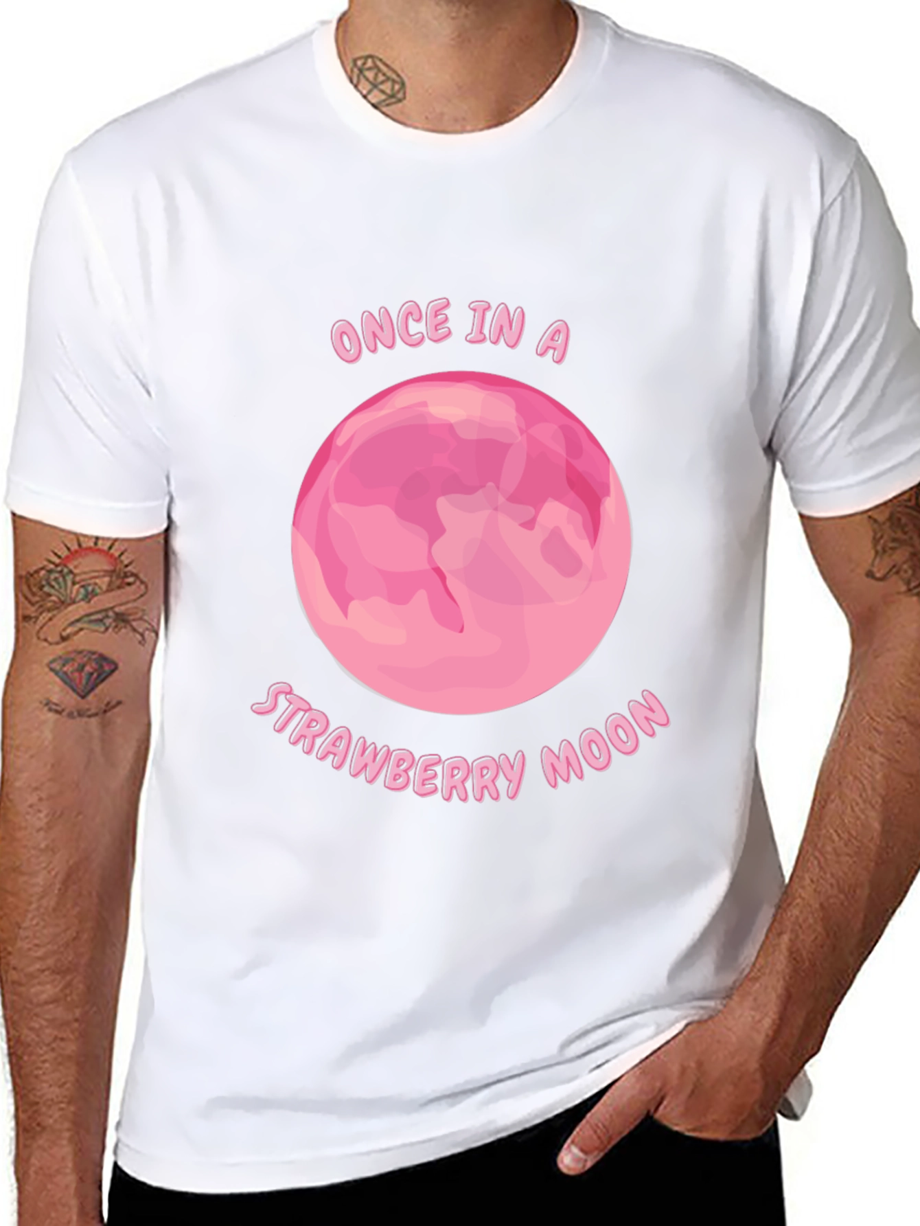 Strawberry Moon Graphic T-Shirt - Limited Edition