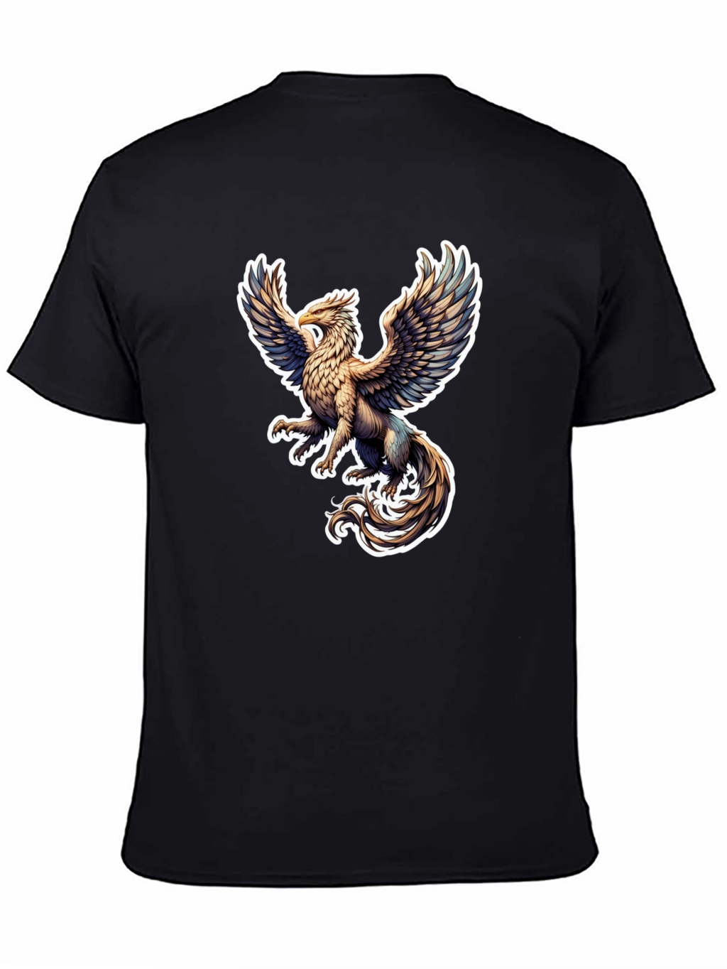Griffin Graphic Tee - Black Stylish T-Shirt