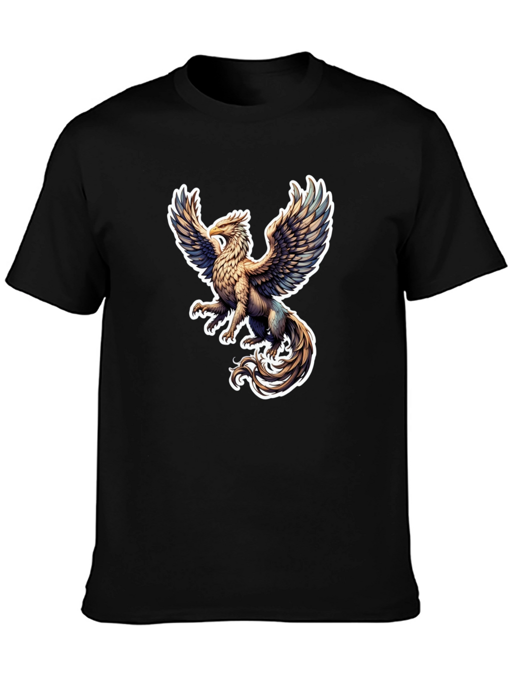 Griffin Graphic Tee - Black Stylish T-Shirt