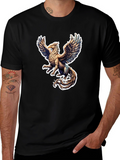 Griffin Graphic Tee - Black Stylish T-Shirt
