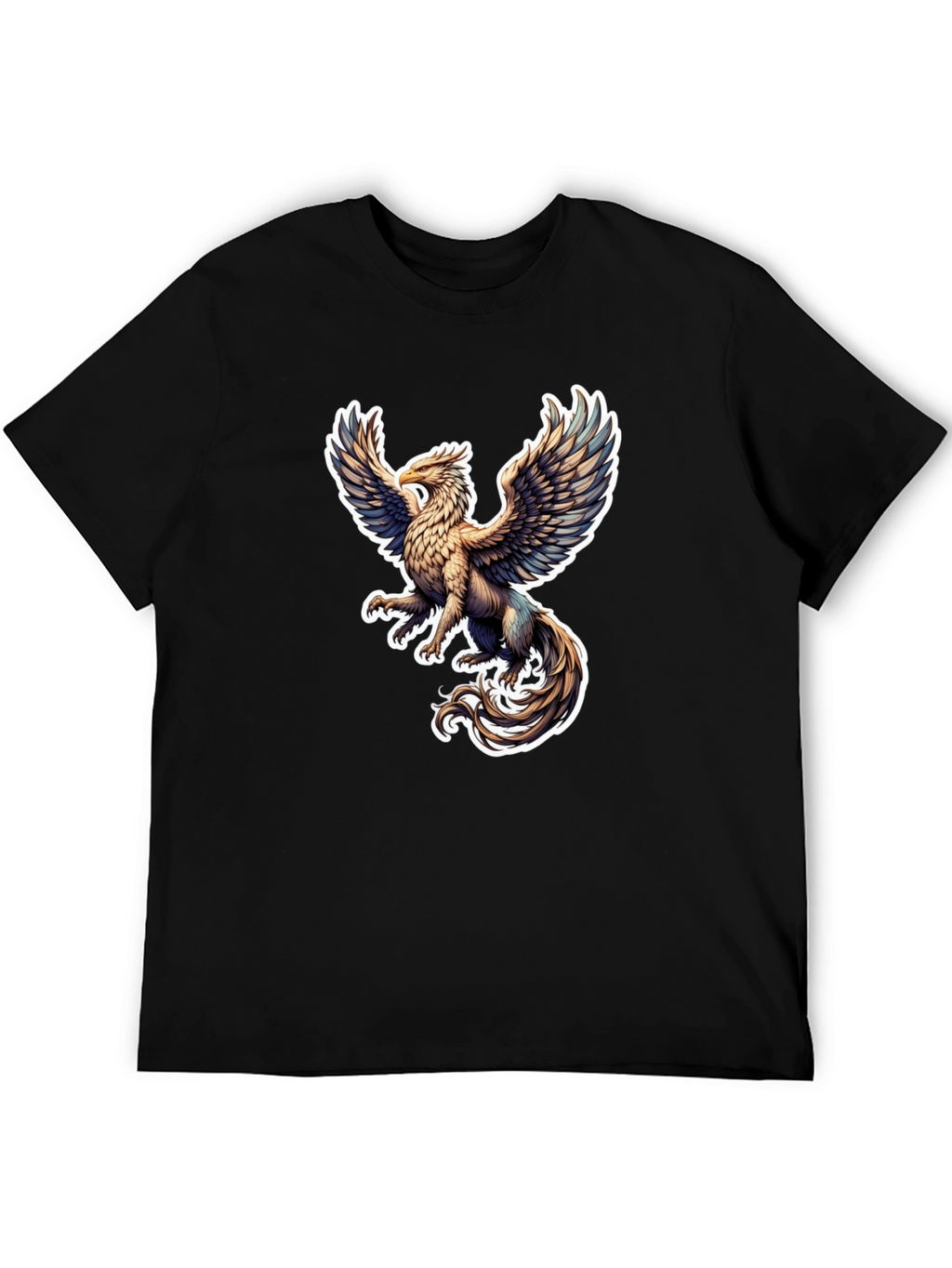 Griffin Graphic Tee - Black Stylish T-Shirt