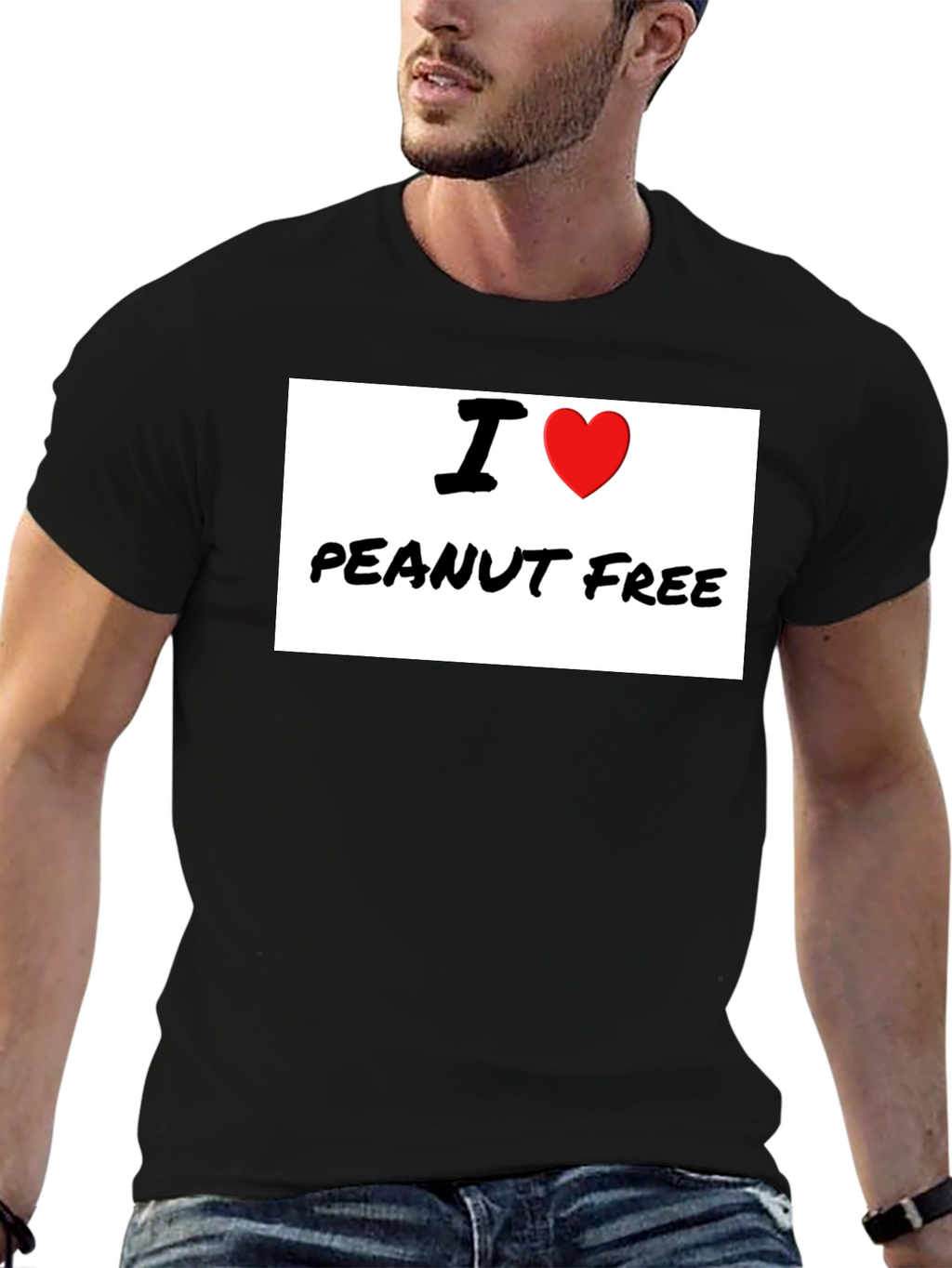 I Heart Peanut Free T-Shirt - Allergy Awareness