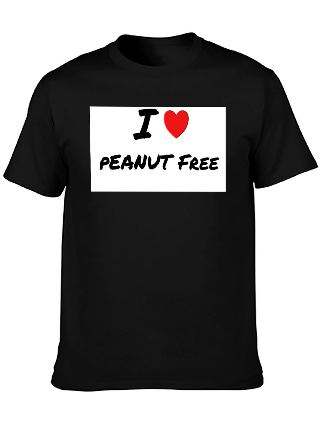 I Heart Peanut Free T-Shirt - Allergy Awareness