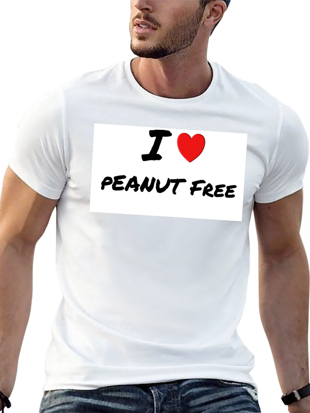 I Heart Peanut Free T-Shirt - Allergy Awareness