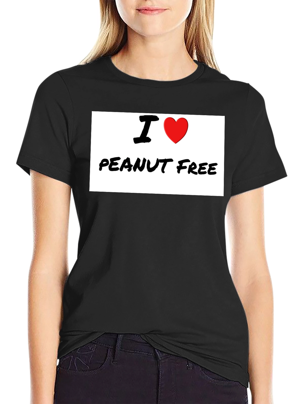 I Heart Peanut Free T-Shirt - Allergy Awareness