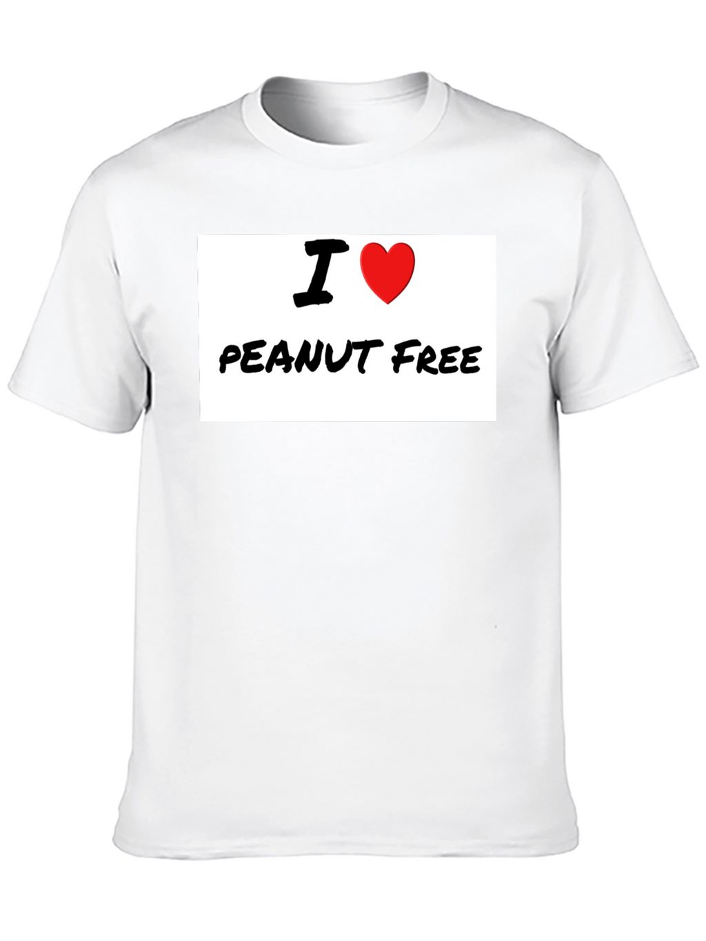 I Heart Peanut Free T-Shirt - Allergy Awareness