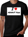 I Heart Peanut Free T-Shirt - Allergy Awareness