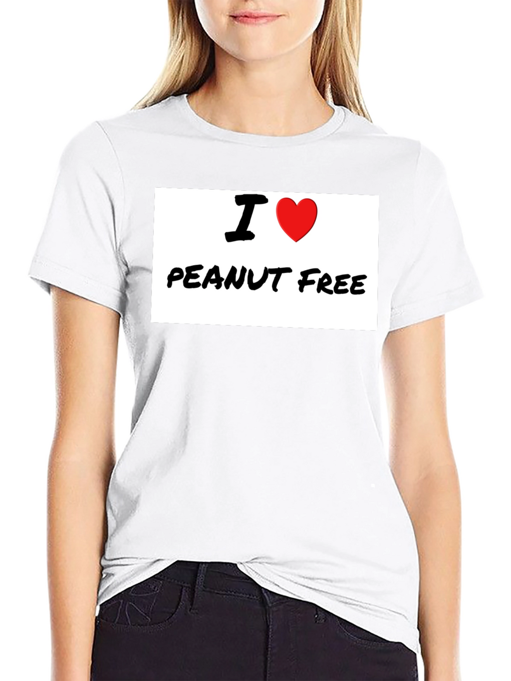 I Heart Peanut Free T-Shirt - Allergy Awareness