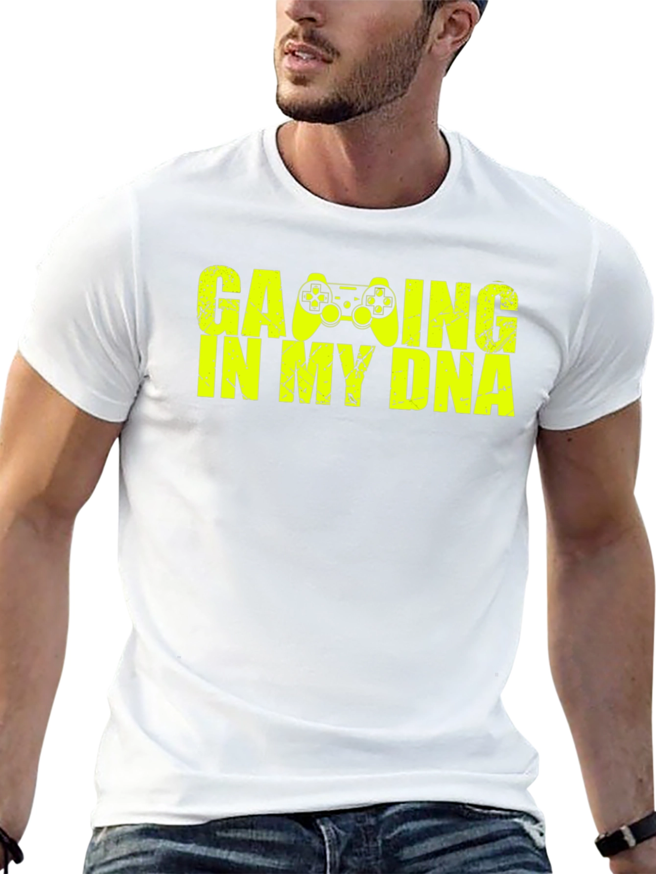 Gaming In My DNA Graphic Tee - Black