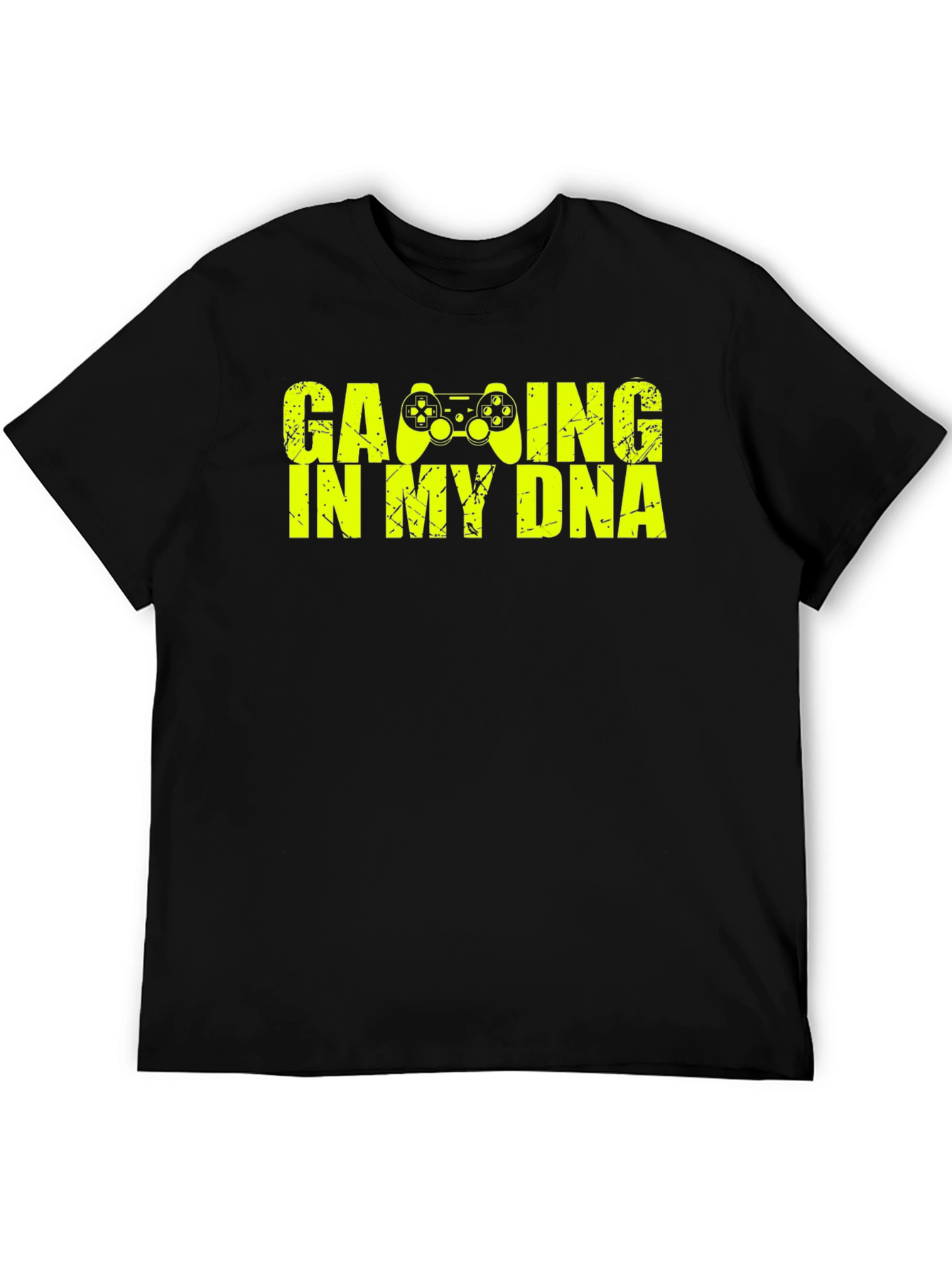 Gaming In My DNA Graphic Tee - Black